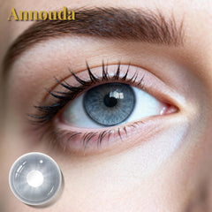 Annouda Contact Lens Frost Mirage Blue – Clear Icy Glow & 6-Month Natural Comfort Wear