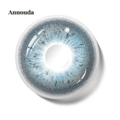 Annouda Sky Blue Contact Lens – 14.2mm Clear Bright Eyes | 6-Month Use