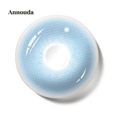 Annouda Contact Lens Moonwave Blue – 14.2mm Luminous Ocean Glow & 6-Month Natural Comfort Wear