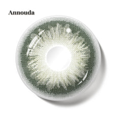 Annouda Contact Lens Olive Dew Green – 14.2mm Fresh Natural Glow & 6-Month Comfortable Wear