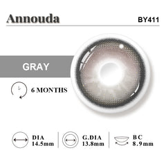 Annouda Contact Lenses Starry Gray | Half a year