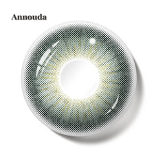 Annouda Emerald Mist Green Contact Lens – 14.2mm Clear Natural Look | 6-Month Use