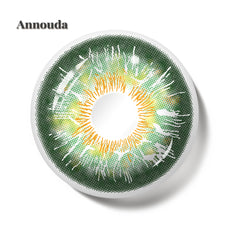 Annouda Contact Lens Enchanted Moss Green – 14.2mm Soft Natural Glow with 6-Month Lasting Comfort