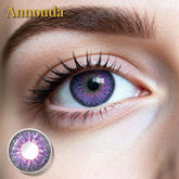 Annouda Contact Lens Twilight Amoura Violet – 14.5mm Dreamy Radiant Shade with 6-Month Soft Comfort Wear