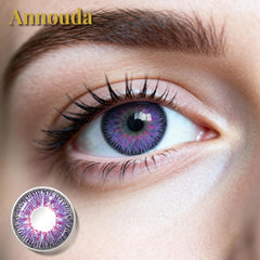 Annouda Contact Lens Twilight Amoura Violet – 14.5mm Dreamy Radiant Shade with 6-Month Soft Comfort Wear