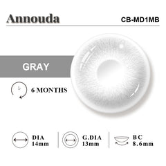 Annouda Contact Lenses Icy Gray | Half a year