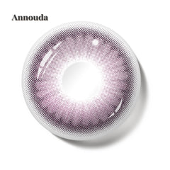 Annouda Contact Lens Twilight Amethyst Violet – Elegant Radiant Glow & 6-Month Dreamy Comfort