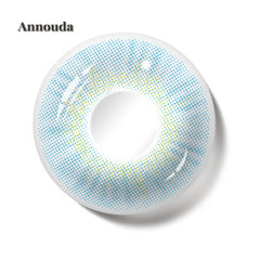 Annouda Contact Lens Azure Whisper Blue – 14.3mm Clear Ocean Depth & 6-Month Lasting Comfort