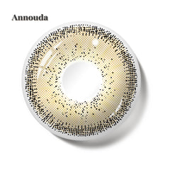 Annouda Contact Lens Honey Veil Brown – 14.3mm Soft Golden Glow & 6-Month Natural Comfort Wear