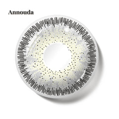 Annouda Contact Lens Shadow Gleam Gray – 14.3mm Cool Luminous Depth & 6-Month Natural Comfort Wear