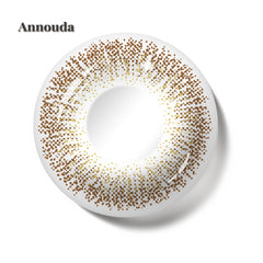 Annouda Caramel Brown Contact Lens – 14.0mm Natural Warm Glow | 6-Month Use