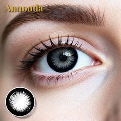 Annouda Onyx Eclipse 6-Month Colored Contact Lenses – Deep, Bold & Mysterious Black
