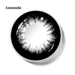 Annouda Onyx Eclipse 6-Month Colored Contact Lenses – Deep, Bold & Mysterious Black