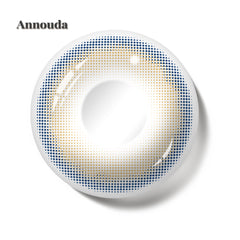 Annouda Contact Lens Amber Glint Brown – 14.3mm Warm Radiant Depth & 6-Month Natural Comfort Wear
