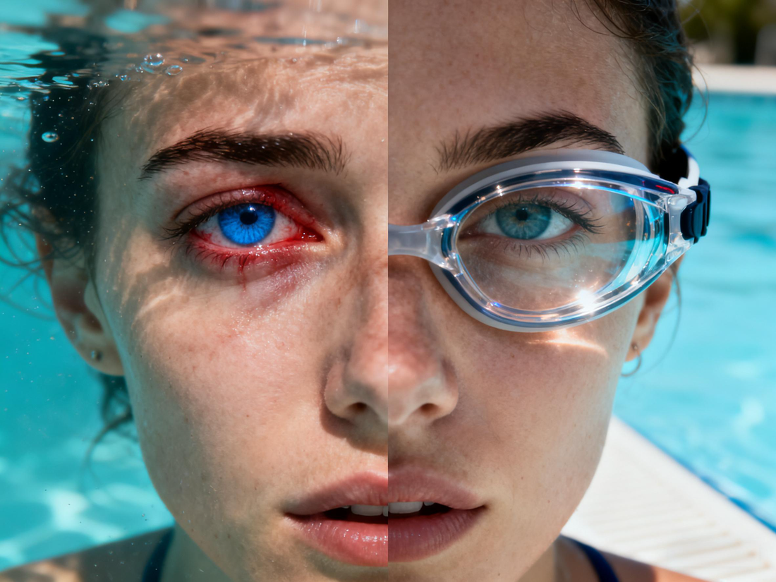 The #1 Risk of Swimming in Colored Contacts (And What to Do Instead)