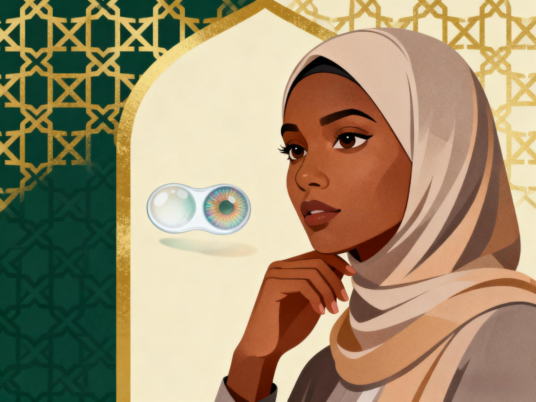 Are Colored Contacts Halal or Haram? An Explanation from Quran & Sunnah