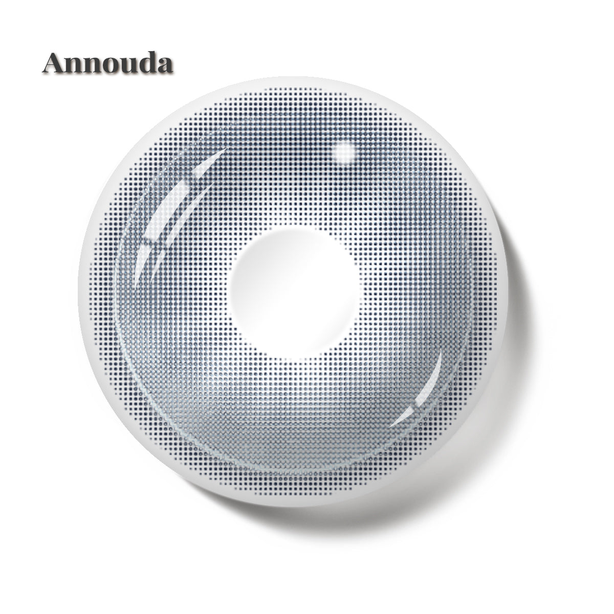 Annouda Contact Lens Frost Mirage Blue – Clear Icy Glow & 6-Month Natural Comfort Wear