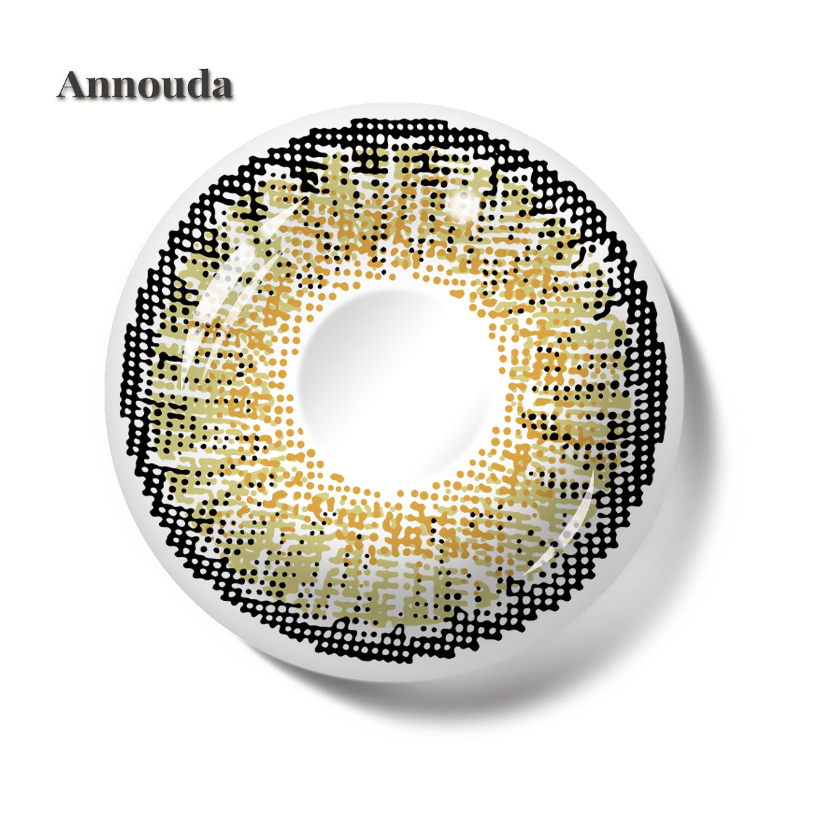 Annouda Cocoa Glow 6-Month Colored Contact Lenses – Warm, Radiant & Natural Brown