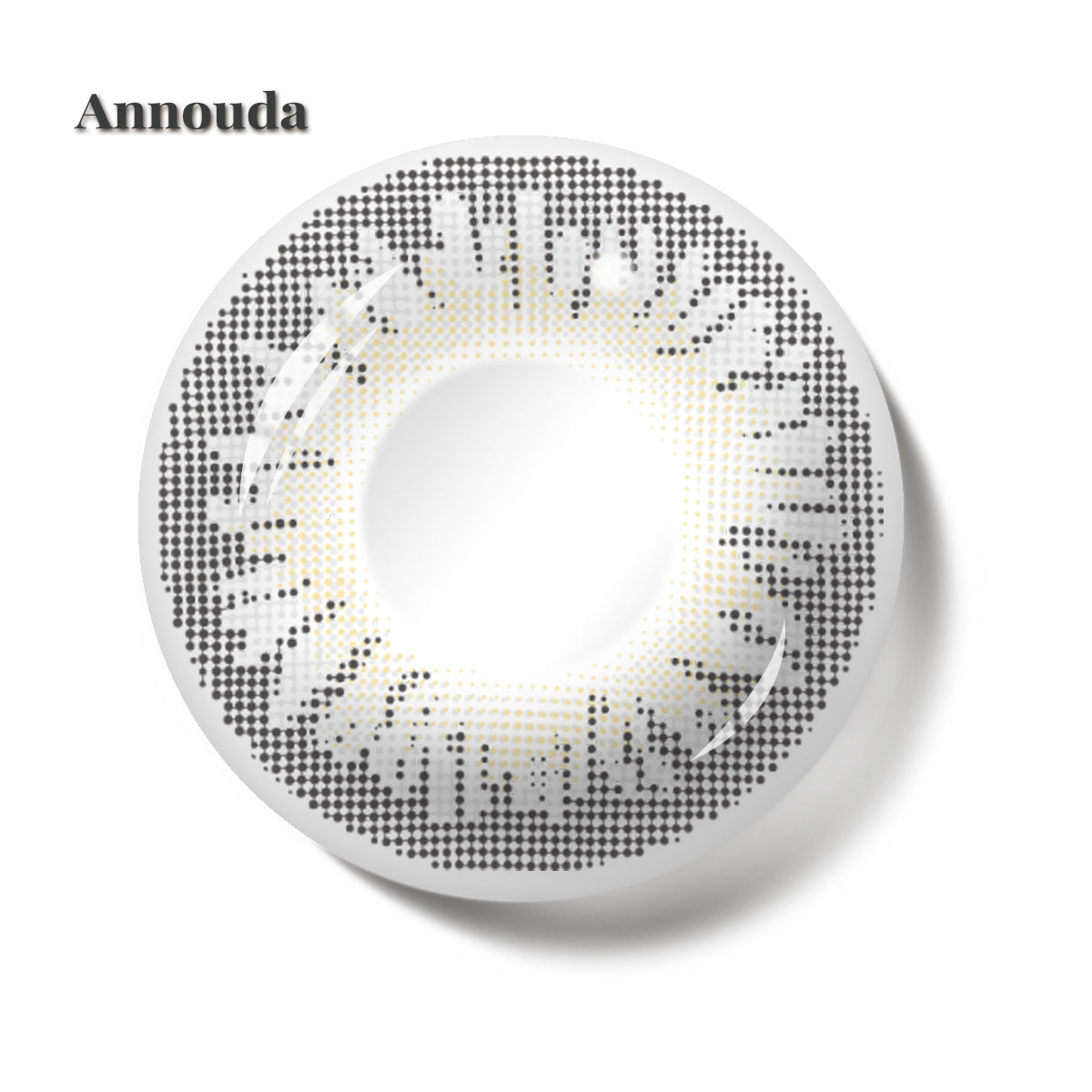 Annouda Contact Lens Smoky Quartz Gray – Subtle Luxury Glow & 6-Month Elegant Wear
