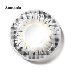 Annouda Contact Lens Smoky Quartz Gray – Subtle Luxury Glow & 6-Month Elegant Wear