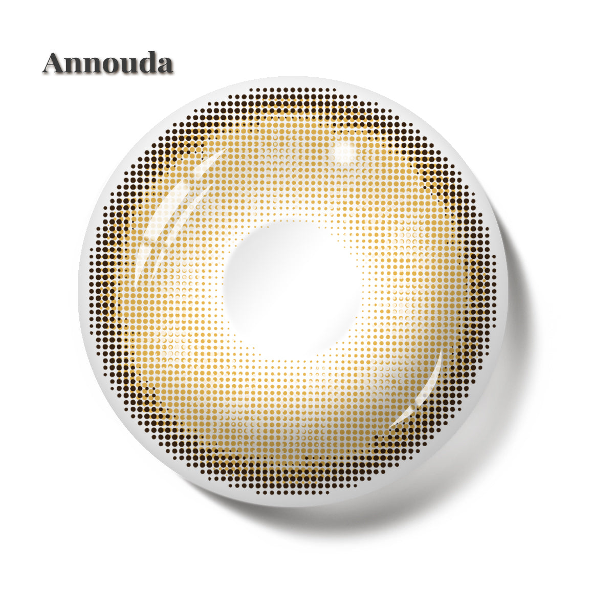 Annouda Contact Lens Caramel Choco Glow – Warm Sweet Shine & 6-Month Gentle Comfort
