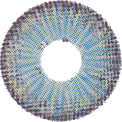 Annouda Contact Lens Azure Whisper Blue – Clear Dreamy Shine & 6-Month Gentle Comfort