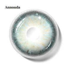 Annouda Olive Green Contact Lens – 14.2mm Soft Natural Glow | 6-Month Use