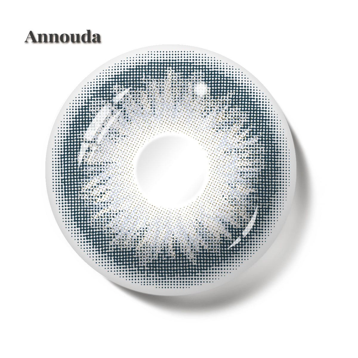 Annouda Contact Lens Arctic Veil Blue – 14.2mm Crystal Clear Shine & 6-Month Natural Comfort Wear