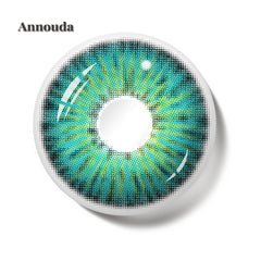 Annouda Contact Lens Jade Whisper Green – 14.2mm Clear Radiant Glow & 6-Month Natural Comfort Wear