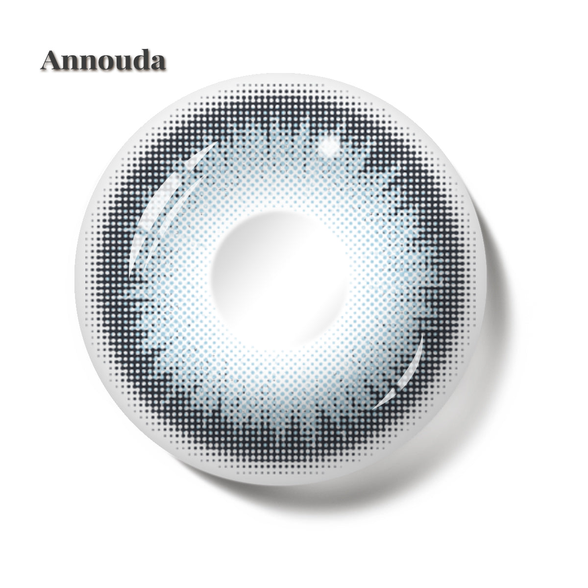 Annouda Aqua Blue Contact Lens – 14.2mm Clear Fresh Look | 6-Month Use