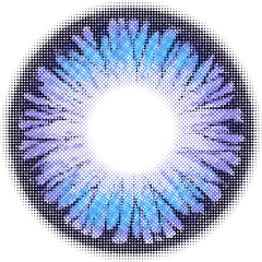 Annouda Ocean Blue Contact Lens – 14.5mm Sparkling Aqua Eyes | 6-Month Use