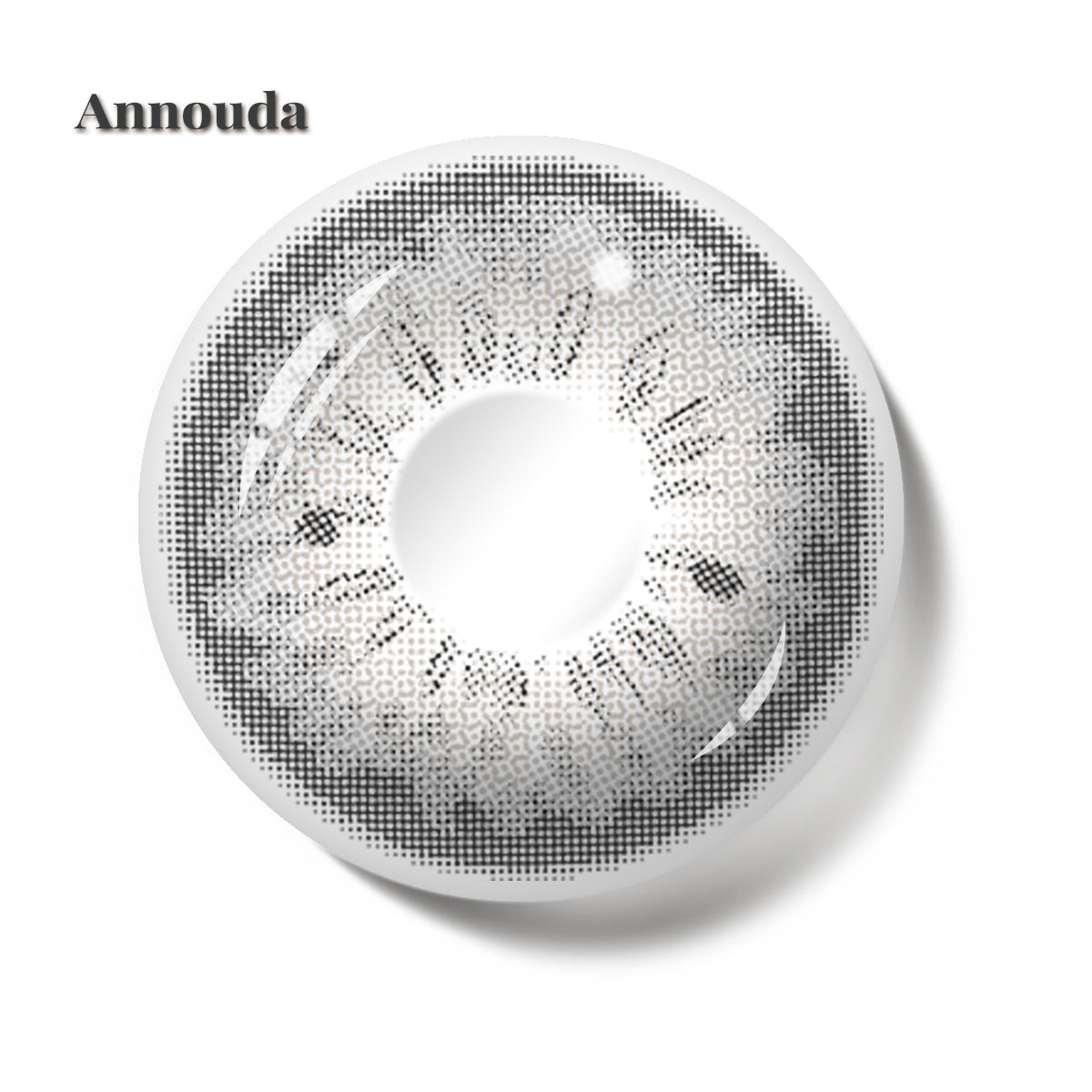 Annouda Silver Gray Contact Lens – 14.2mm Elegant Natural Glow | 6-Month Use