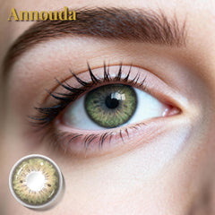 Annouda Emerald Green Contact Lens – 14.2mm Bright Natural Eyes | 6-Month Use