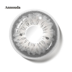 Annouda Silver Gray Contact Lens – 14.2mm Elegant Natural Glow | 6-Month Use