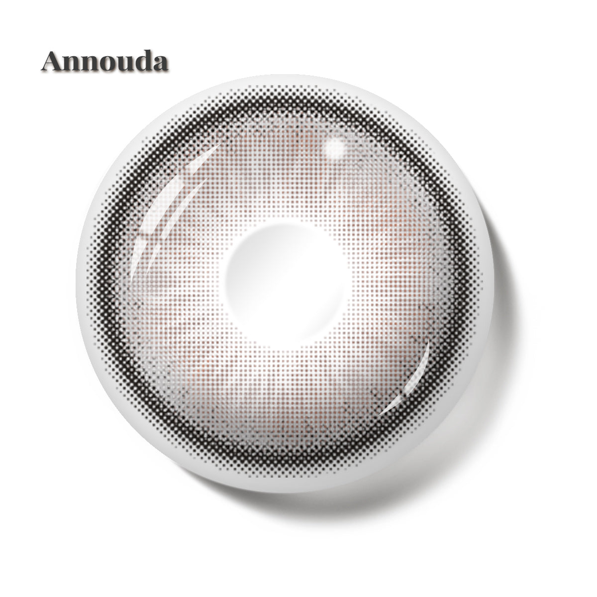 Annouda Moonlight Ash Gray Contact Lens – 14.2mm Soft Radiant Eyes | 6-Month Use