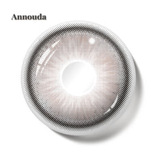 Annouda Moonlight Ash Gray Contact Lens – 14.2mm Soft Radiant Eyes | 6-Month Use