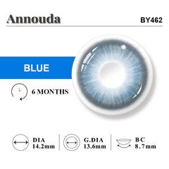 Annouda Ocean Mirage 6-Month Colored Contact Lenses – Vibrant, Dreamy & Natural Blue