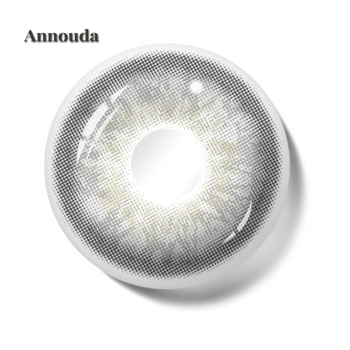 Annouda Contact Lens Dewlight Veil Gray – 14.2mm Soft Luminous Tone with 6-Month Natural Comfort Wear