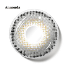 Annouda Moonlight Gray Contact Lens – 14.2mm Soft Luminous Eyes | 6-Month Use
