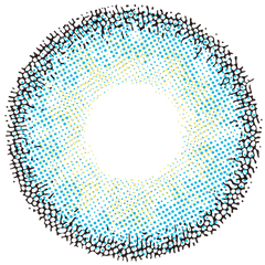 Annouda Contact Lens Glacier Drift Blue – 6-Month Use