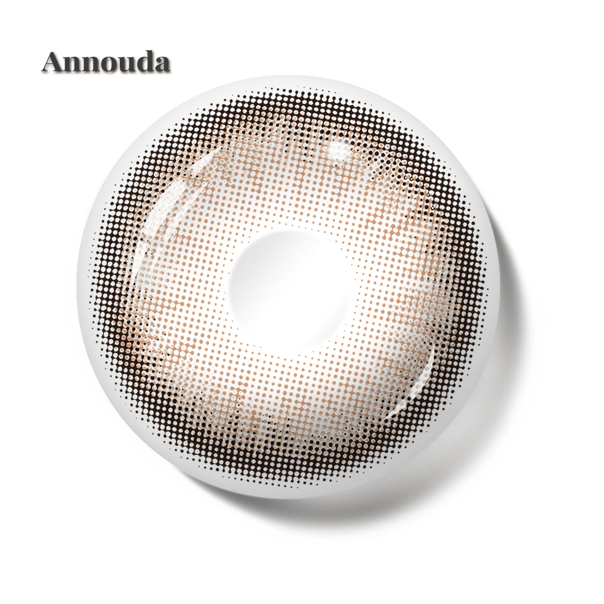 Annouda Contact Lens Cinderbrew Brown – 6-Month Use