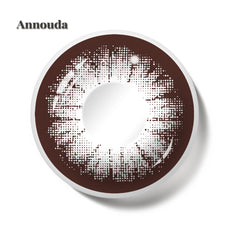 Annouda Chestnut Brown Contact Lens – 14.5mm Deep Warm Glow | 6-Month Use
