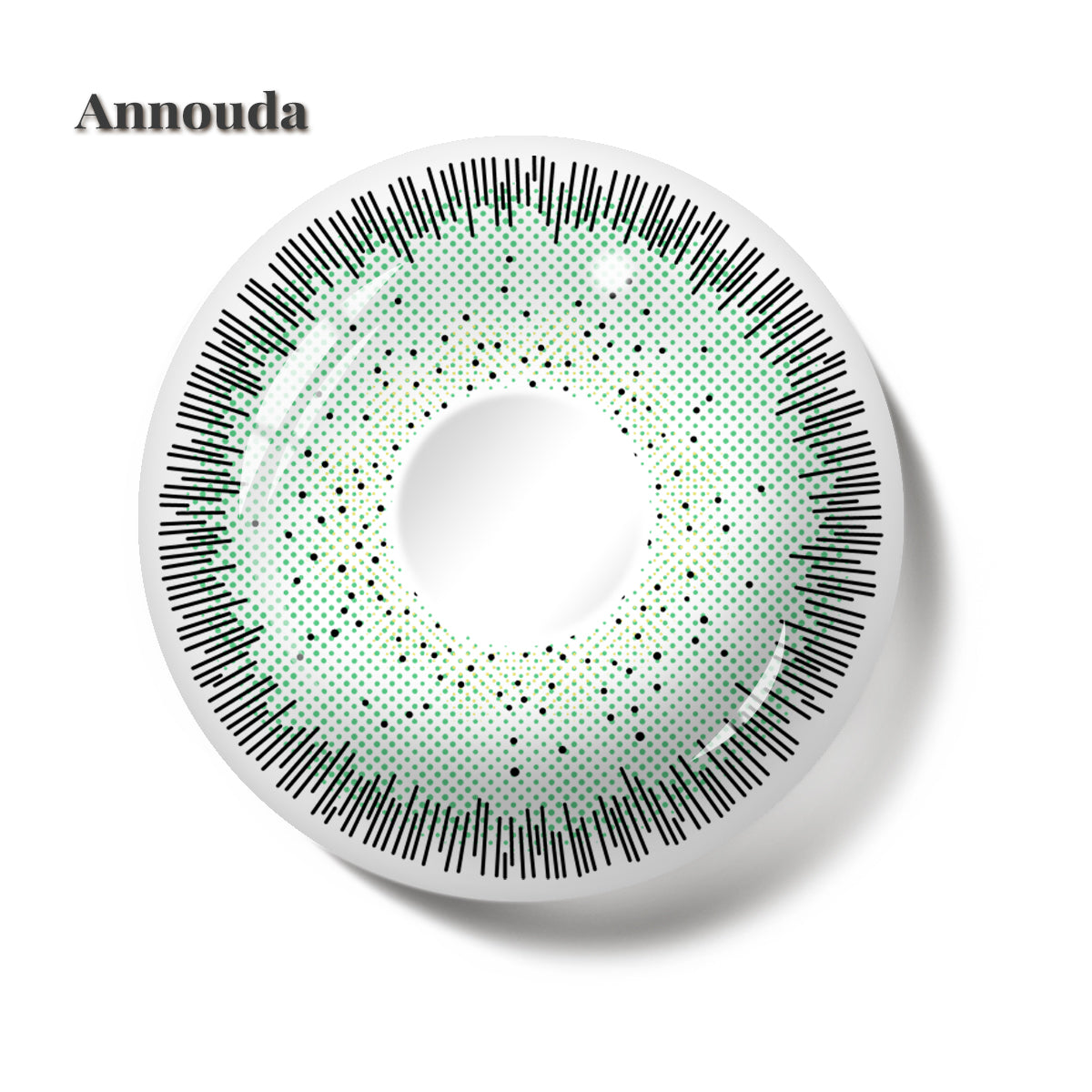 Annouda Contact Lens Verdant Halo Green – 6-Month Use