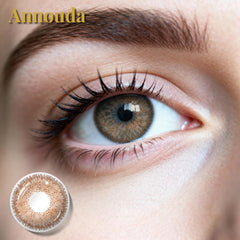 Annouda Contact Lens Velvet Ember Chocolate – 6-Month Use