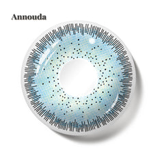 Annouda Contact Lens Aurora Drift Blue – 6-Month Use