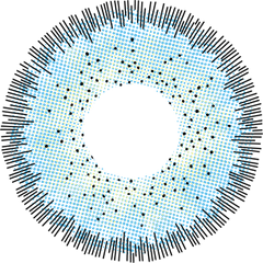 Annouda Contact Lens Aurora Drift Blue – 6-Month Use