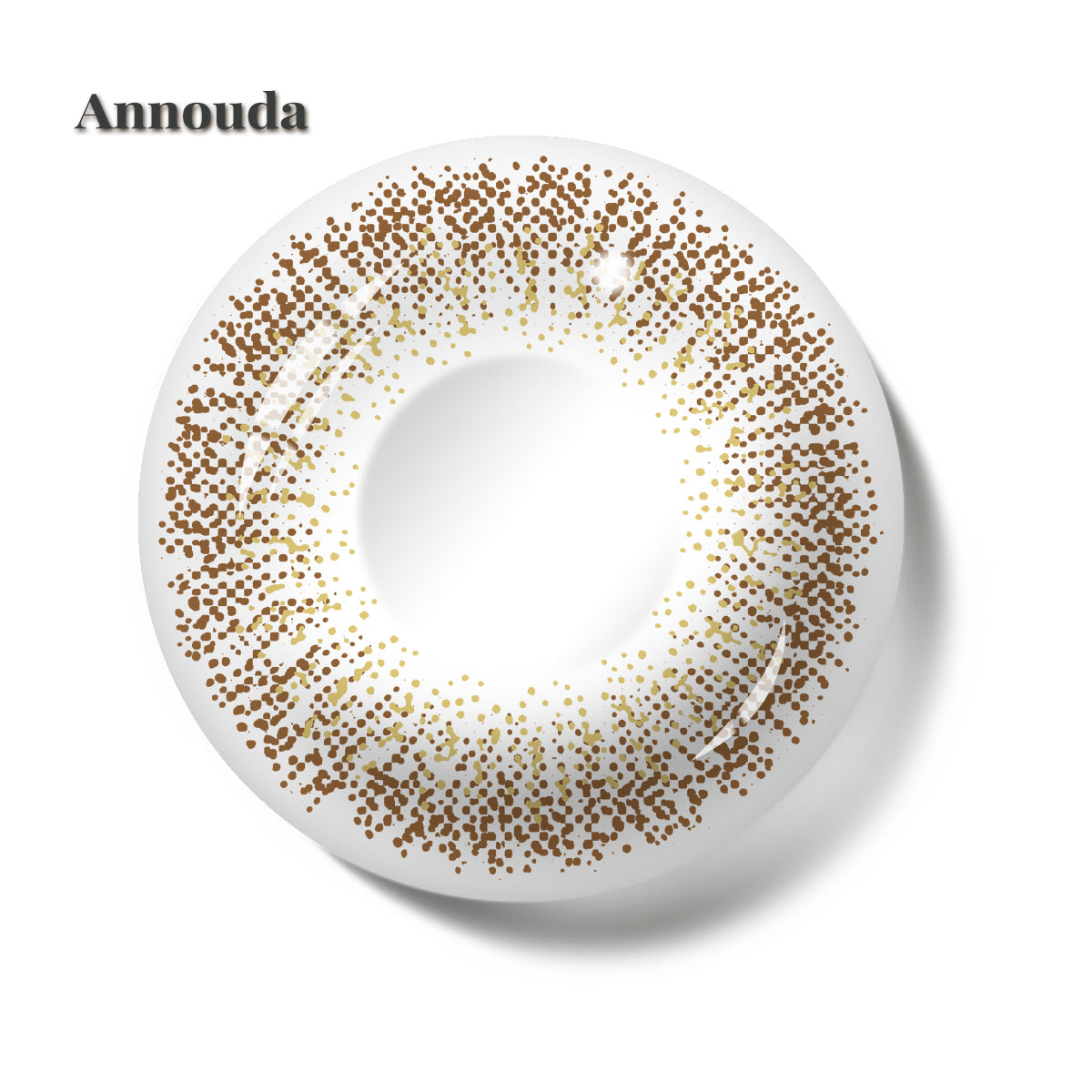 Annouda Caramel Brown Contact Lens – 14.0mm Natural Warm Glow | 6-Month Use