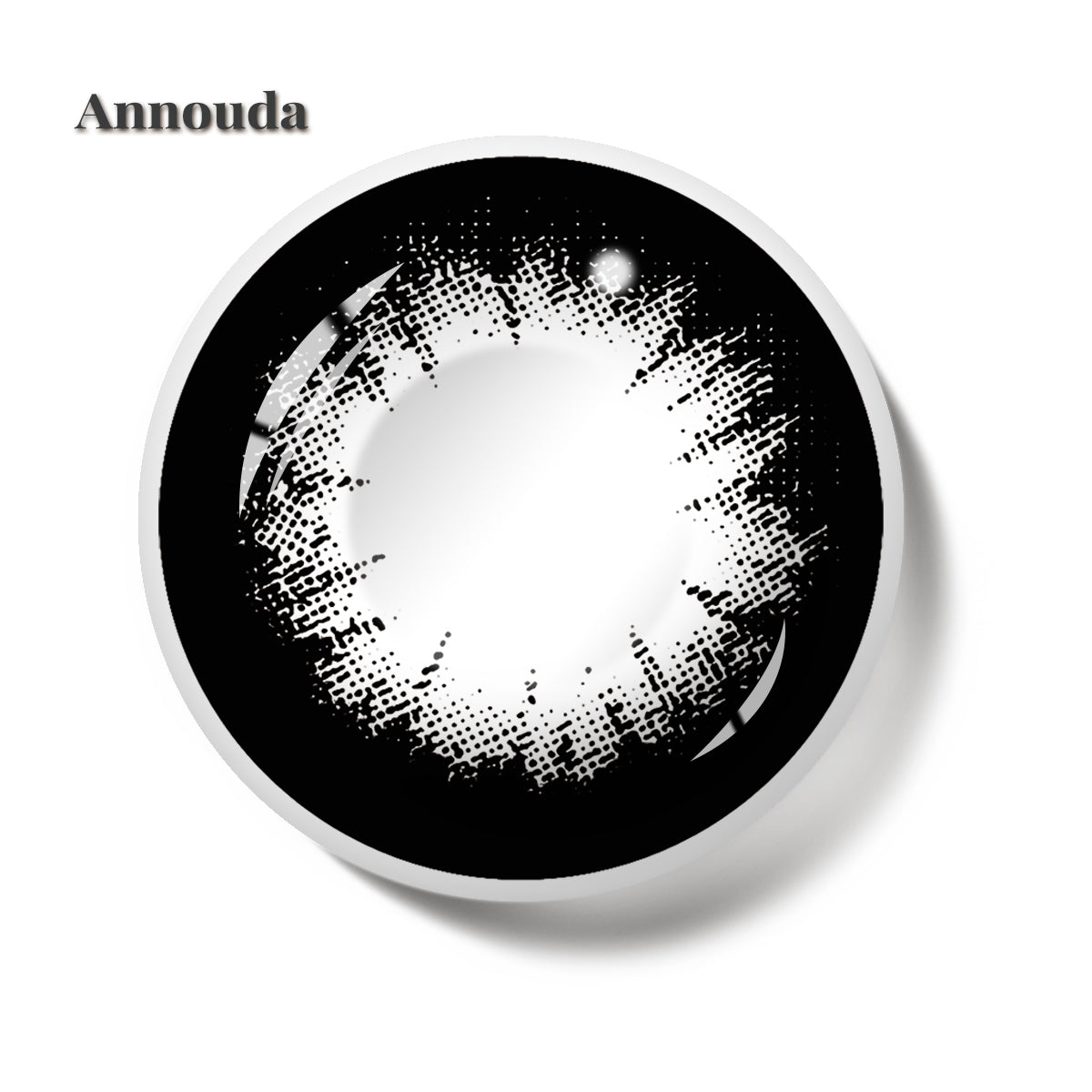 Annouda Onyx Eclipse 6-Month Colored Contact Lenses – Deep, Bold & Mysterious Black