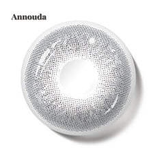 Annouda Contact Lens Frosted Veil Gray 6-Month – Subtle Cool Tone for Clean Everyday Style