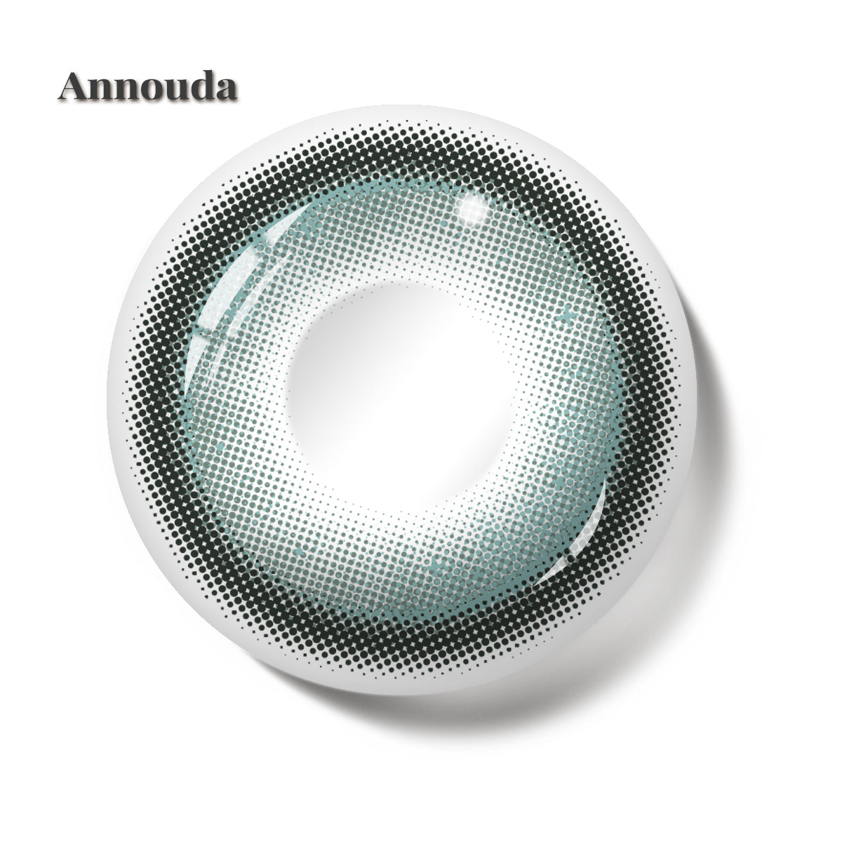 Annouda Contact Lens Willow Dew Green – Fresh Luminous Clarity & 6-Month Natural Comfort